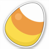 Halloween Candy Corn Sticker (Voorkant)