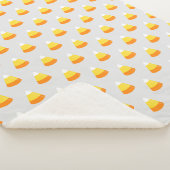 Halloween Candy Corn Treat Sherpa Deken (3/4)