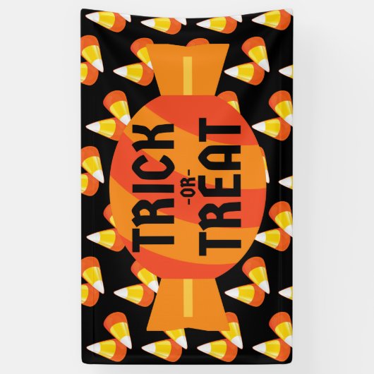 Halloween Candy Corn Trick or treat Spandoek (Verticaal)