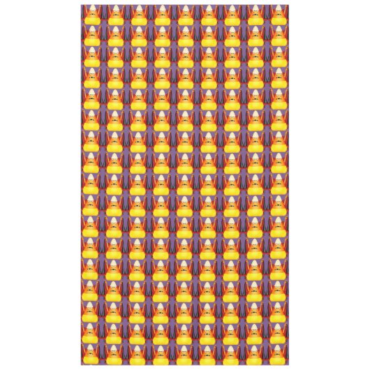Halloween Candy Corn Vampire Table Cloth Tafelkleed (Voorkant)