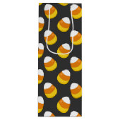 Halloween Candy Corn Wijn Cadeautas (Voorkant)