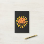 Halloween Candy Inspector Birthday Post-it® Notes (Op bureau)