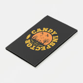 Halloween Candy Inspector Birthday Post-it® Notes (Schuin)