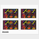 Halloween Candy Rechthoekige Sticker (Vel)