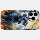 Halloween Cane corso met pompoenen eng Case-Mate iPhone Case (Achterkant (horizontaal))