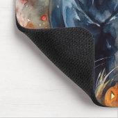 Halloween Cane corso met pompoenen eng Muismat (Hoek)