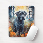 Halloween Cane corso met pompoenen eng Muismat (Met muis)