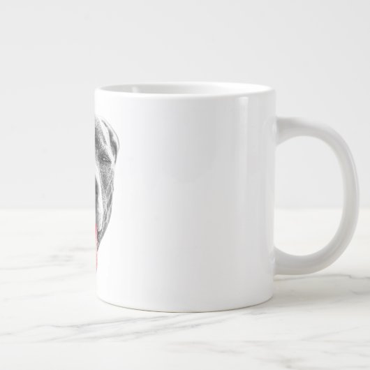 Halloween Canine Flame Grote Koffiekop (Rechts)