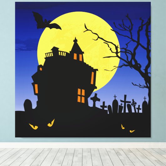 Halloween Canvas Afdruk (Insitu (Houten vloer))