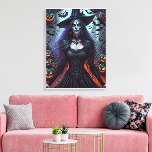 Halloween Canvas Afdruk (Insitu (Woonkamer))