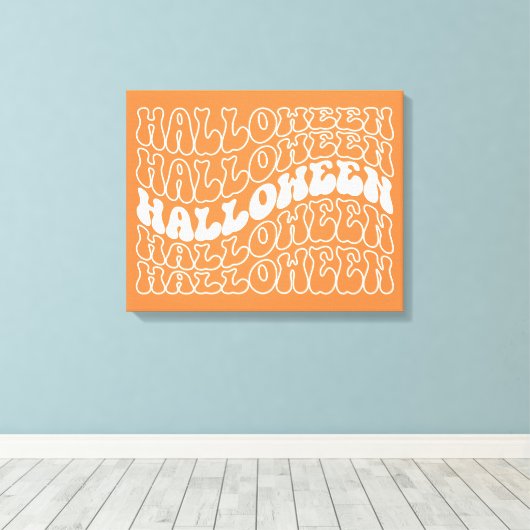 Halloween Canvas Afdruk (Insitu (Houten vloer))