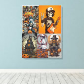 HALLOWEEN CANVAS AFDRUK (Insitu (Houten vloer))