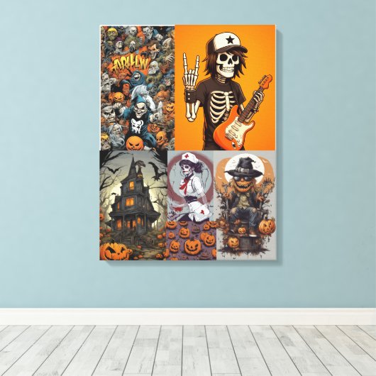 HALLOWEEN CANVAS AFDRUK (Insitu (Houten vloer))