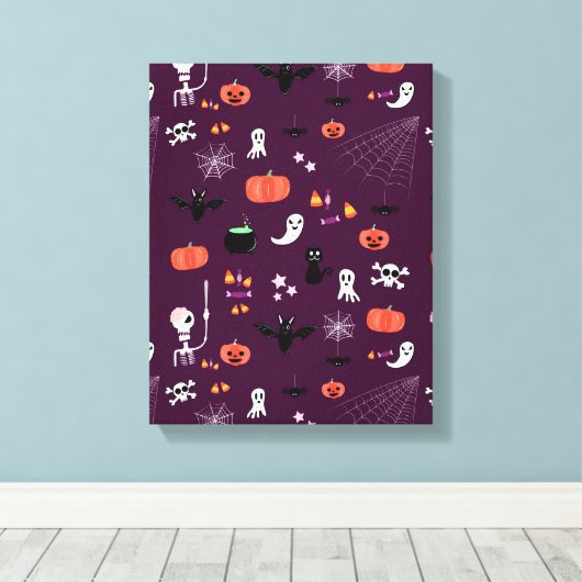 Halloween Canvas Afdruk (Insitu (Houten vloer))