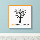 Halloween Canvas afdrukken (Insitu (Houten vloer))