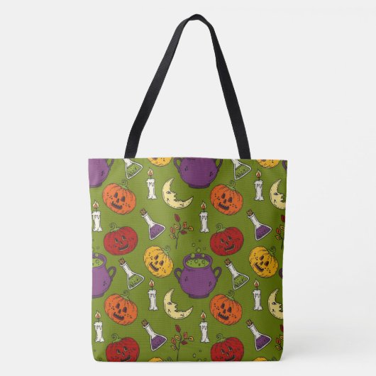 Halloween Canvas tas (Voorkant)