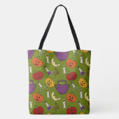 Halloween Canvas tas (Achterkant)