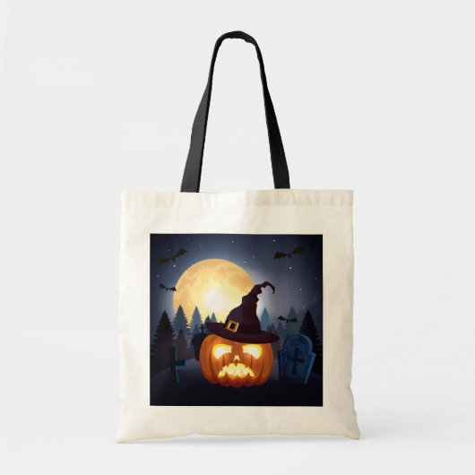 Halloween Canvas tas (Voorkant)
