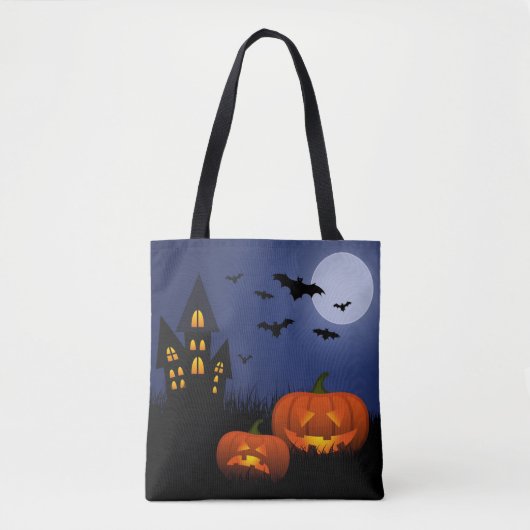Halloween Canvas tas (Voorkant)