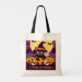 Halloween Canvas tas (Achterkant)