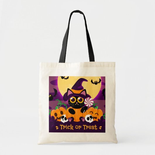 Halloween Canvas tas (Voorkant)
