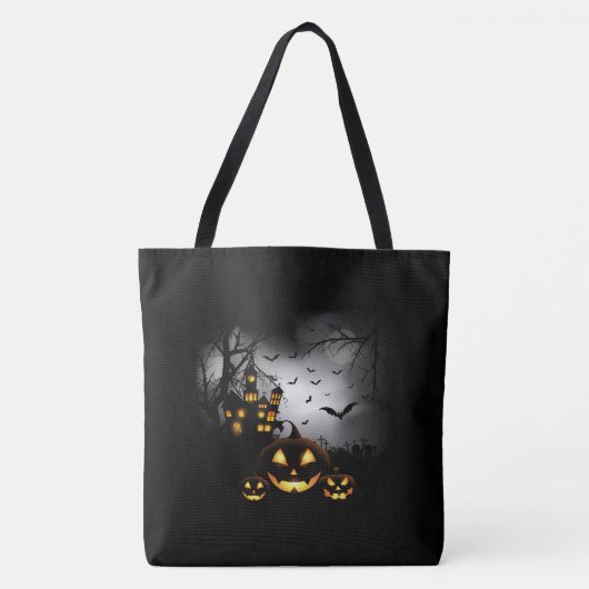 Halloween Canvas tas (Voorkant)