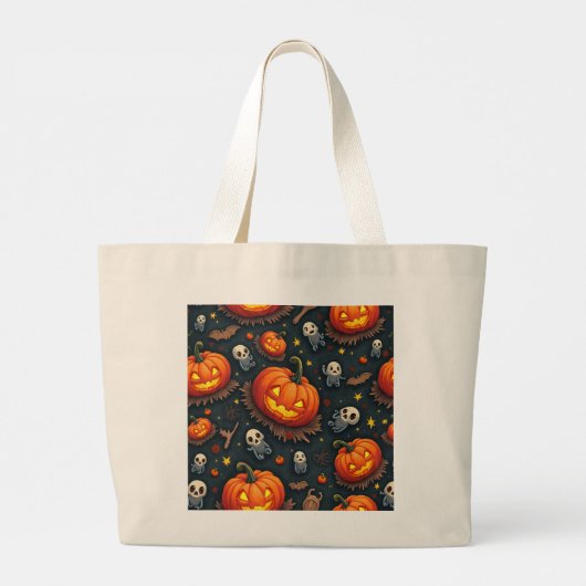Halloween Canvas tas (Achterkant)
