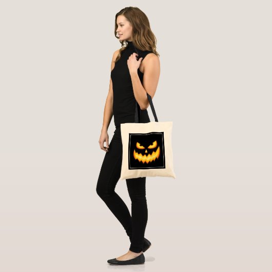 Halloween Canvas tas (Voorkant (model))