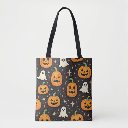 Halloween canvas tas (Voorkant)
