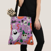 Halloween Canvas tas (Dichtbij)