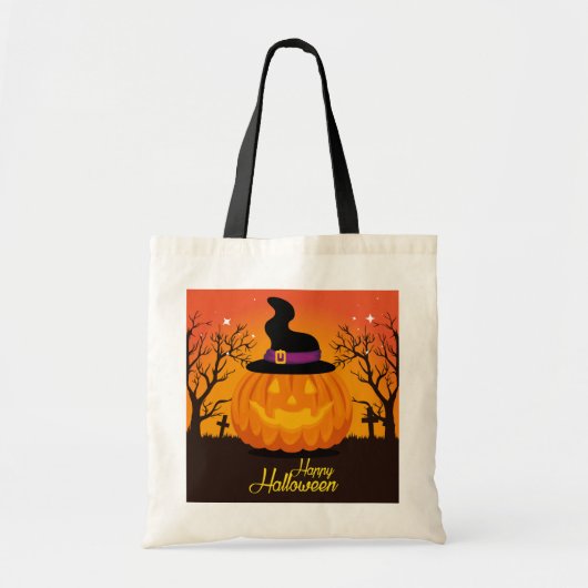 Halloween Canvas tas (Voorkant)