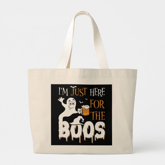 Halloween Canvas tas (Achterkant)