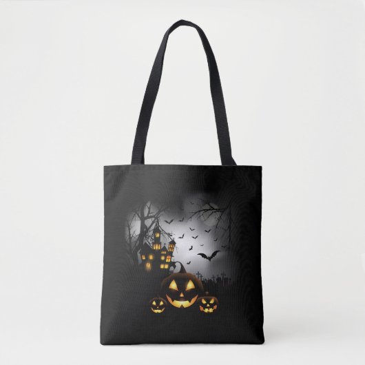 Halloween Canvas tas (Voorkant)