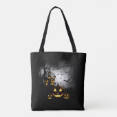 Halloween Canvas tas (Achterkant)