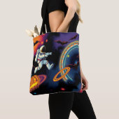 Halloween Canvas tas - Galaxy Trick-or-Treat Bag (Dichtbij)