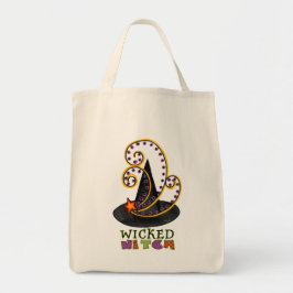 Halloween Canvas tas met Witches Pet