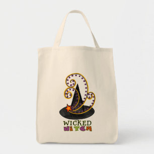 Halloween Canvas tas met Witches Pet