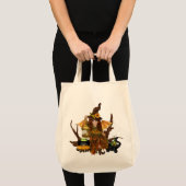 "Halloween Canvas tas met Woodland Fairy" (Voorkant (product))