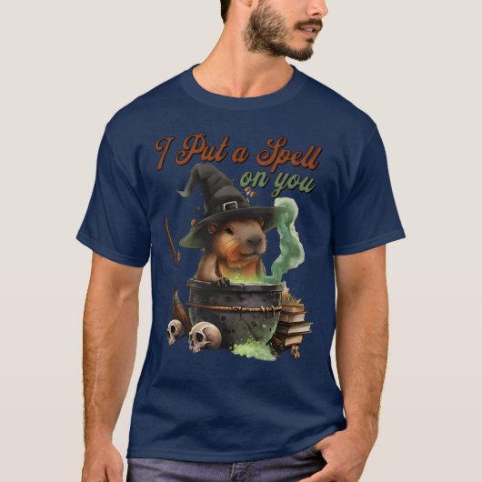 Halloween capibara premium vrienden t-shirt (Voorkant)