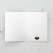 Halloween Cappuccino Art Jack-o-lantern Kaart (Binnen)