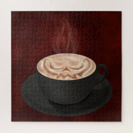 Halloween Cappuccino Art Jack-o-lantern Legpuzzel