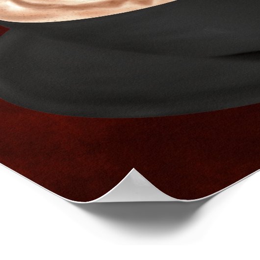 Halloween Cappuccino Art Jack-o-lantern Poster (Hoek)