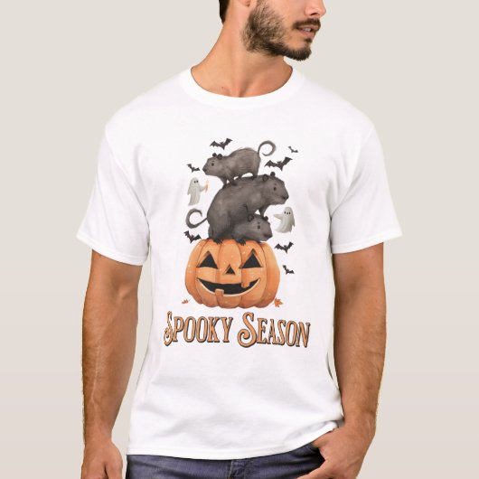 Halloween Capybara T-shirt (Voorkant)