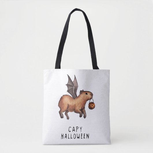 Halloween Capybara Tote Bag (Voorkant)