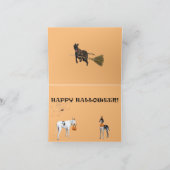 Halloween Card Great Danes and Children Feestdagen Kaart (Binnen)