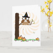 Halloween Card Kaart (Gele Bloem)