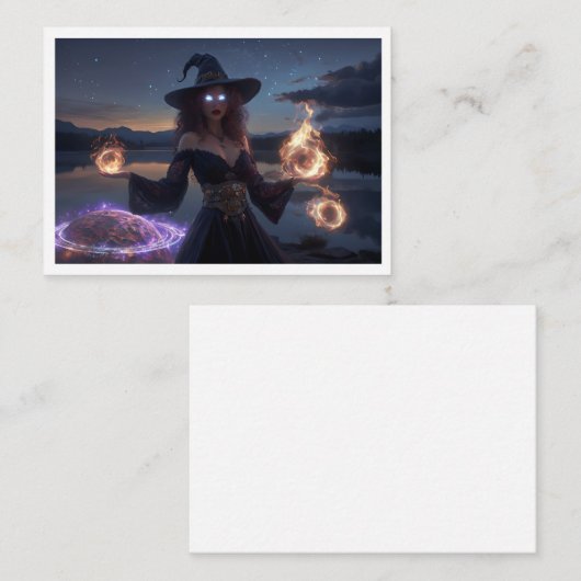 Halloween Card Notitiekaartje (Voorkant / Achterkant)