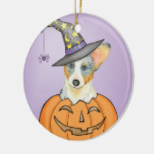 Halloween Cardigan Welsh Corgi Keramisch Ornament (Links)