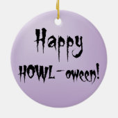 Halloween Cardigan Welsh Corgi Keramisch Ornament (Achterkant)