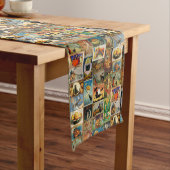  Halloween Cards Collage Short Table Runner Korte Tafelloper (Voorbeeld)
